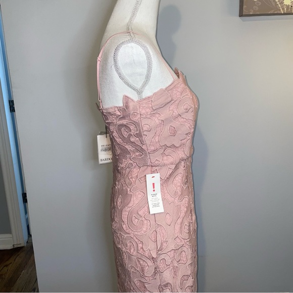 NWT Bardot Lina Lace Dress Pink Rose - Picture 10 of 16